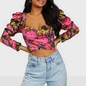 For Love and Lemons Dakota Crop Top